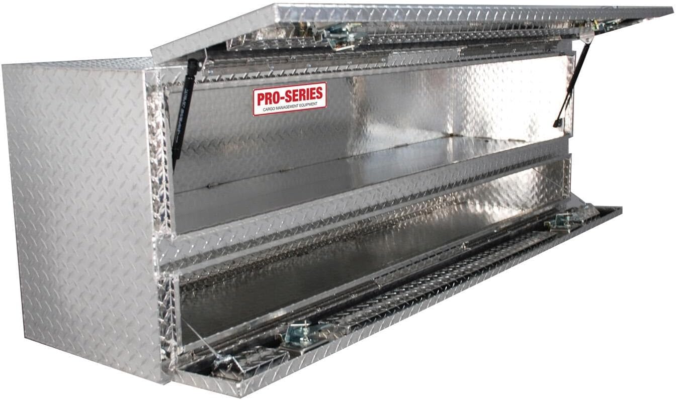 Caja de herramientas de aluminio pulido Brute 80-TB40072 Pro Series, con puertas, 72 pulgadas, de gran capacidad, para camiones de estacas
