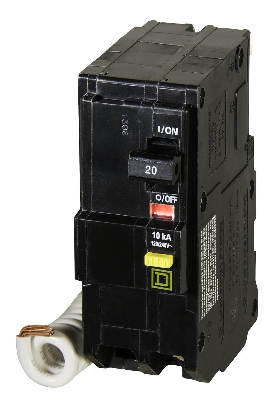 Square D por Schneider Electric QO220GFICP QO Qwik-Gard, 20 amp, disyuntor GFCI de dos polos