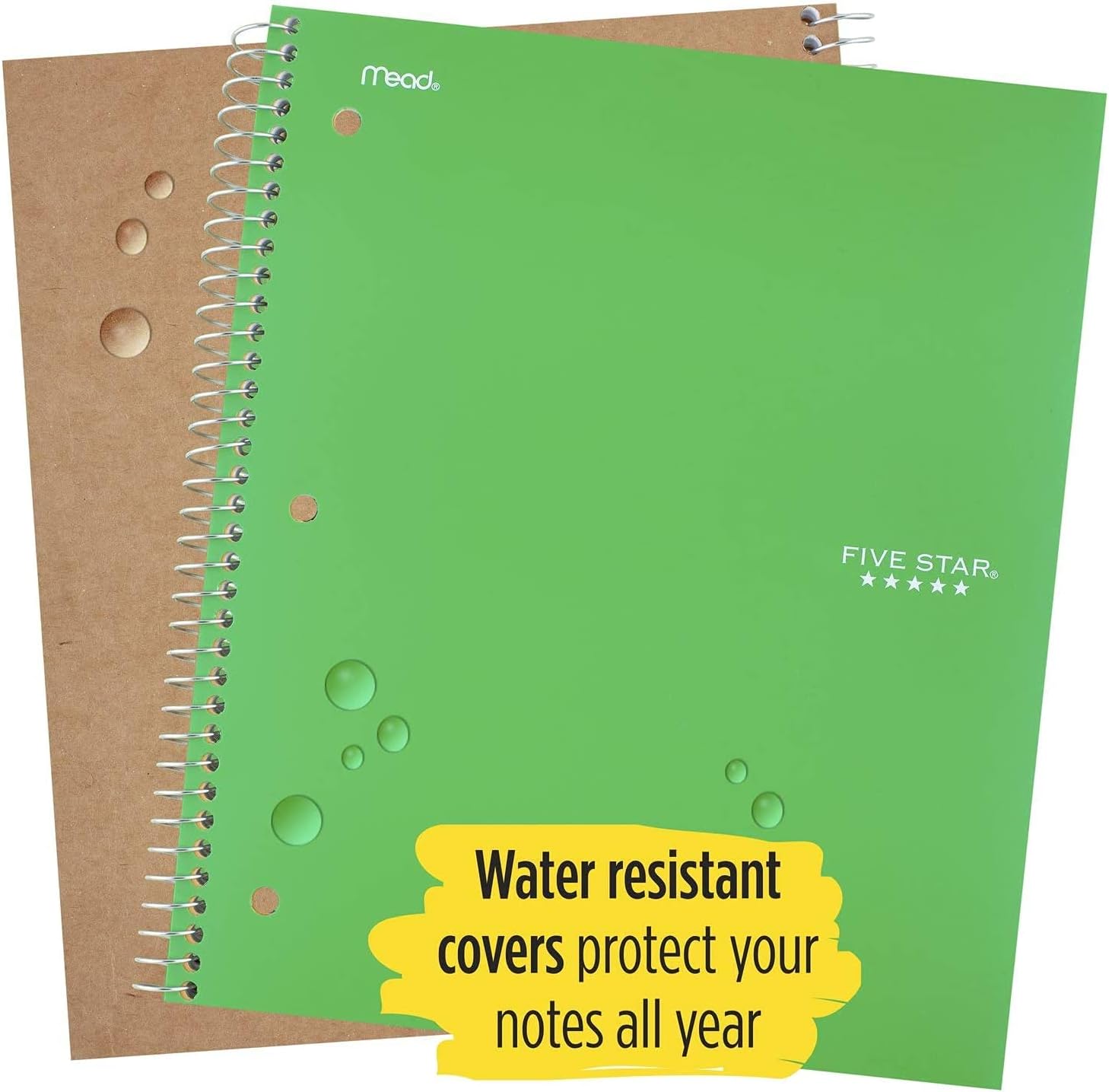 Five Star – Cuaderno de espiral, de hoja rayada para la universidad