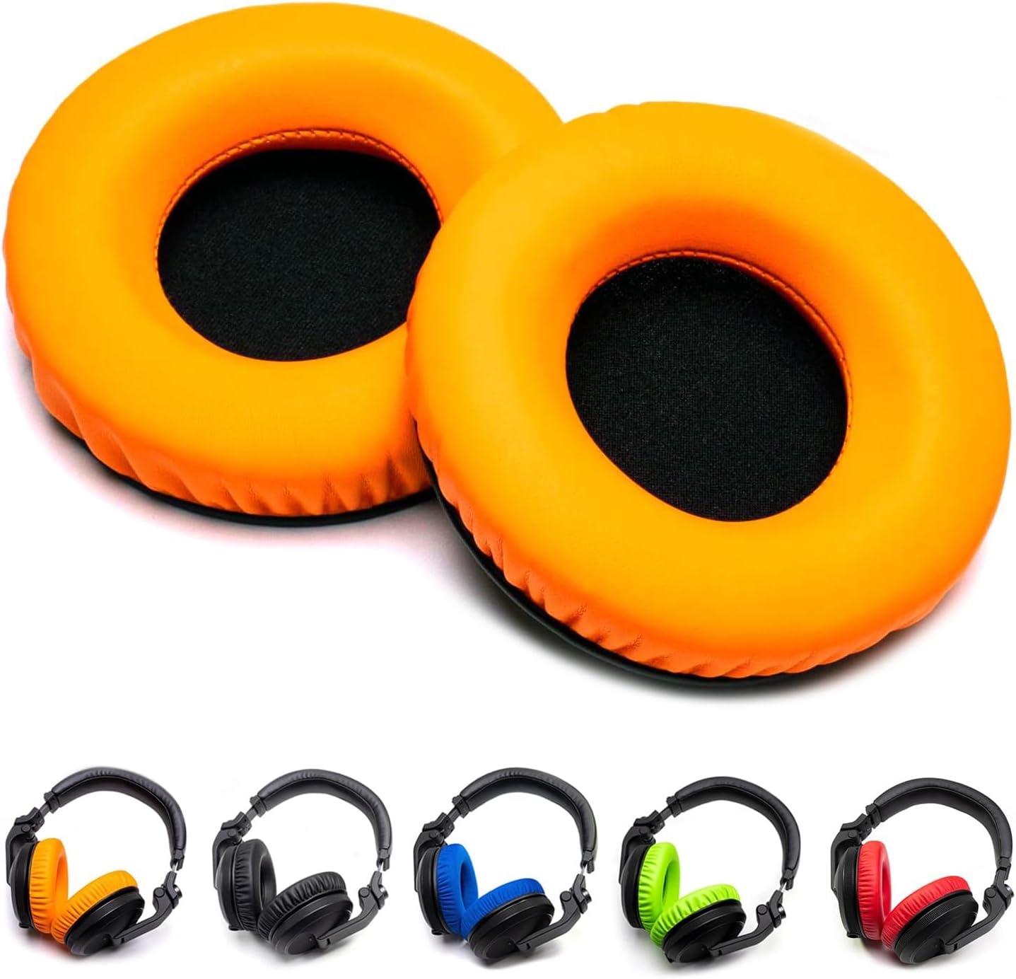 Elegantes opciones de color para DJ, almohadillas de espuma compatibles con Pioneer Hdj-X5 X5bt Hdj-X7 X7bt Hdj-X10 Dj auriculares (almohadillas
