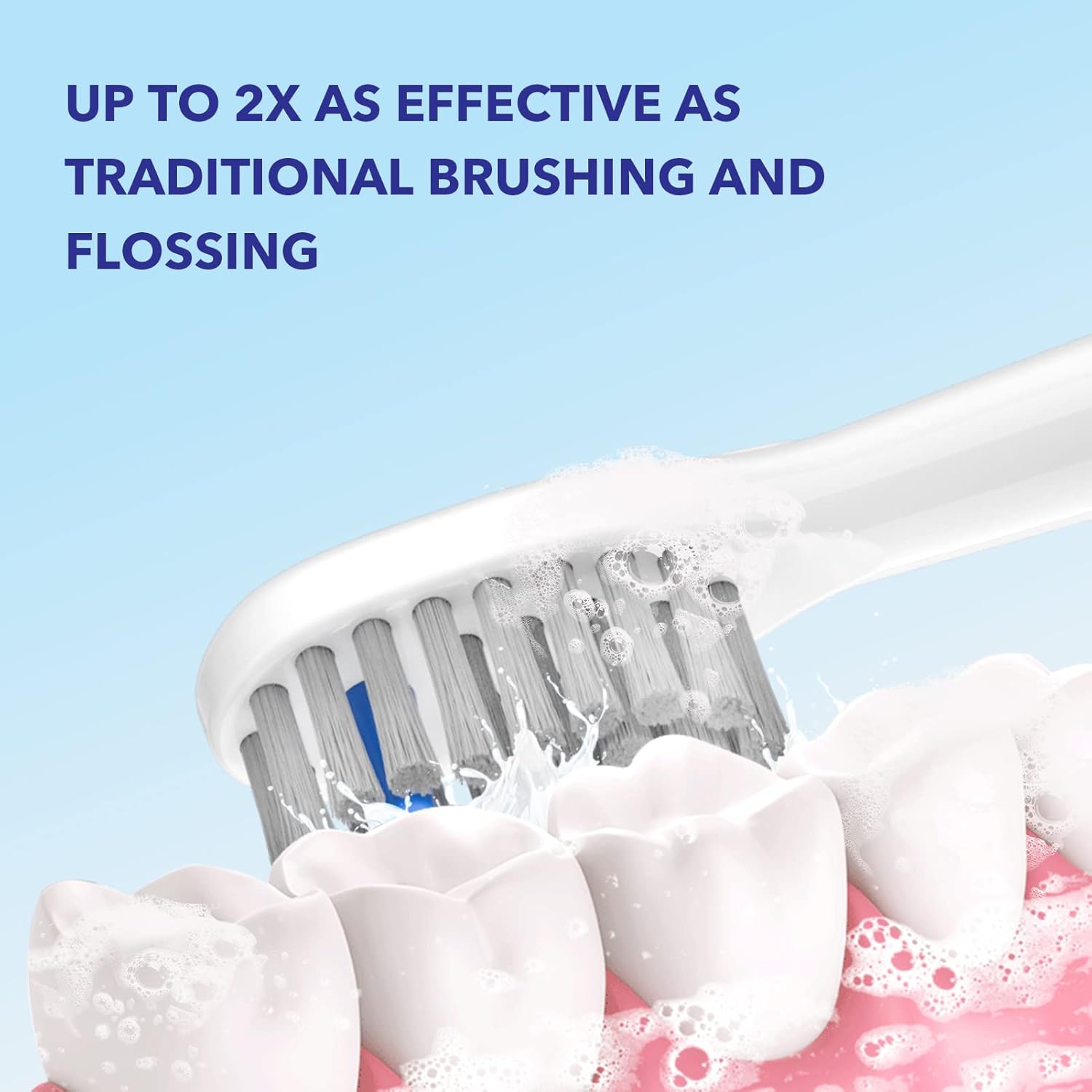 Repuesto de cabezal de cepillo de dientes con hilo dental, 3 unidades, compatible con Water-pik Sonic Fusion  2.0 SF-01, SF-02, SF03 y SF-04 (negro,