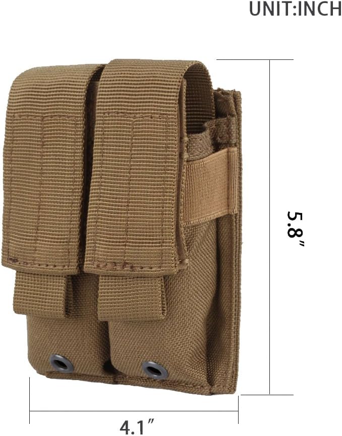 EXCELLENT ELITE SPANKER Molle – Bolsa táctica para revistas, organizador de herramientas