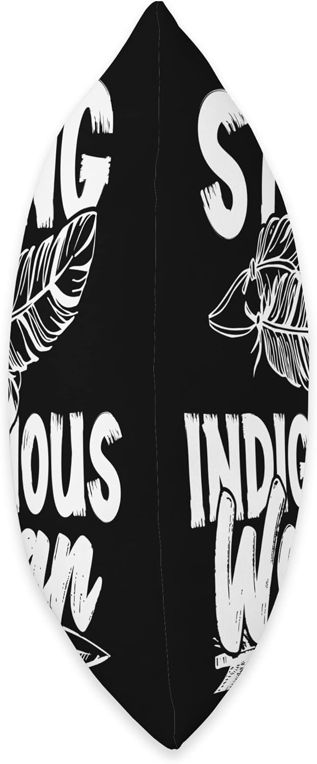 Pride Nativ American Indigenous Fearless Strong Indigenous Woman Native American Throw Pillow, 16×16, Multicolor