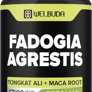 WELBUDA 4 en 1 Fadogia Agrestis Suplemento 7550mg  90 cápsulas  Extra fuerte con Tongkat Ali, raíz de maca y pimienta negra  Apoyo para la WELBUDA 4 en 1 Fadogia Agrestis Suplemento 7550mg  90 cápsulas  Extra fuerte con Tongkat Ali, raíz de maca y pimienta negra  Apoyo para la