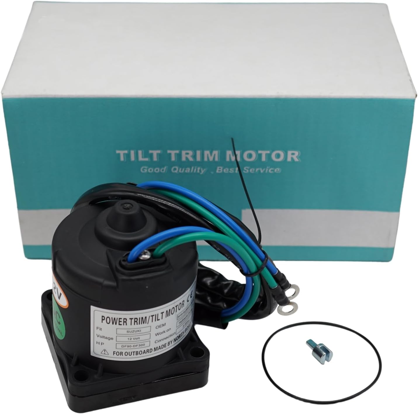 3810092J02 Motor de ajuste de inclinación eléctrico fuera de borda para Suzuki DF60 – DF300 2001-2020 38100-92J10 38100-92J02 OMC Johnson Evinrude