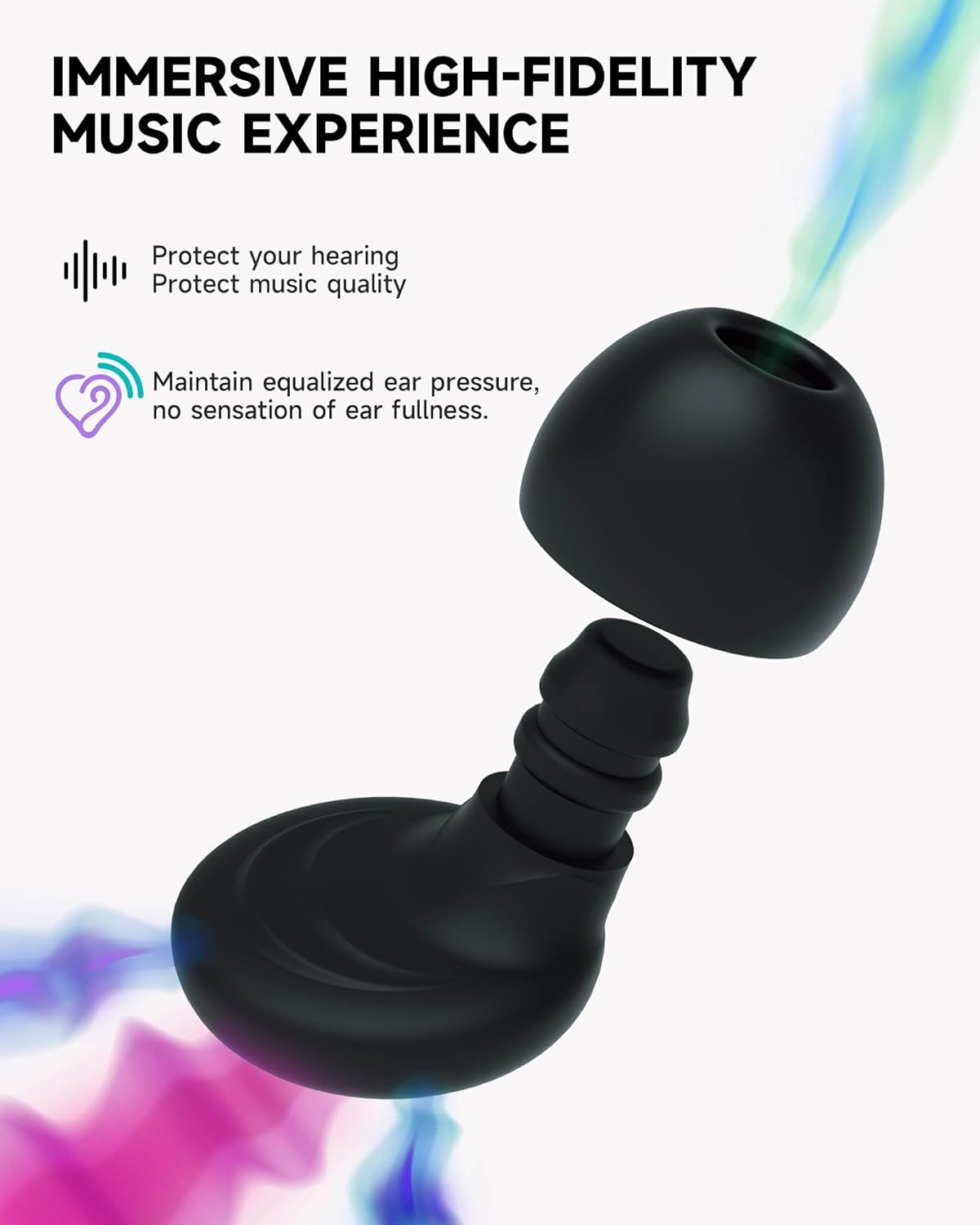 Experience – Tapones para los oídos, almohadillas de espuma viscoelástica súper suaves para protección auditiva, trabajo y sensibilidad al ruido y