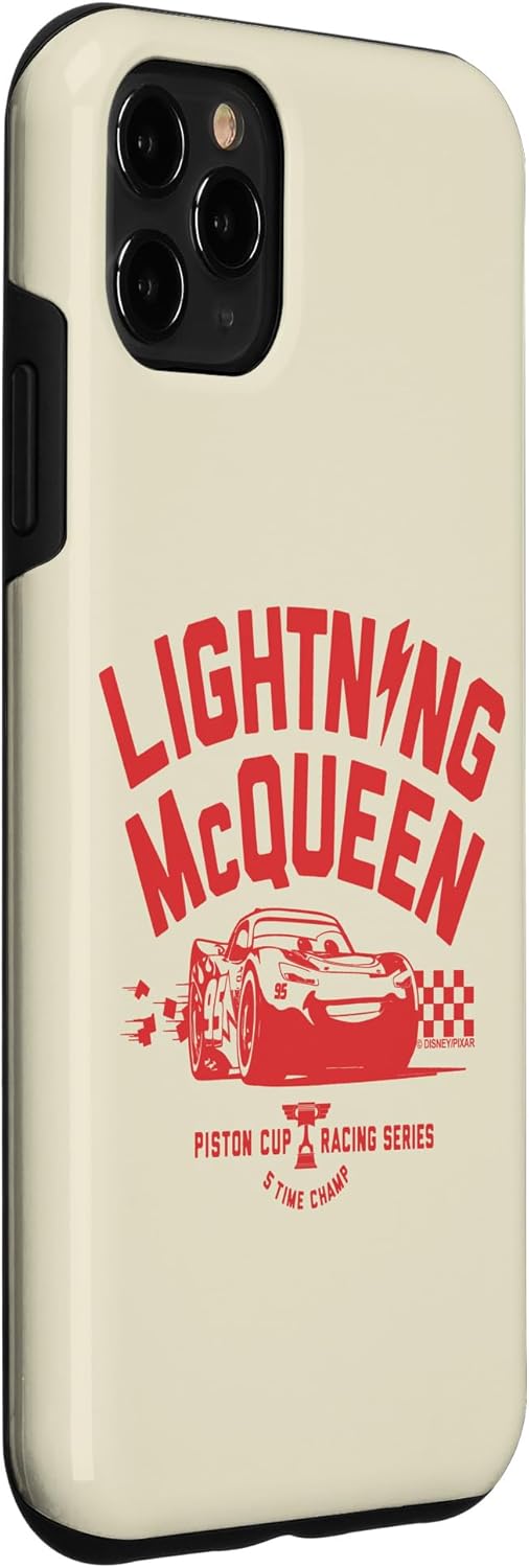 Carcasa para iPhone 11 Pro Max Disney Pixar Cars Lightning McQueen Piston Cup Racing Series