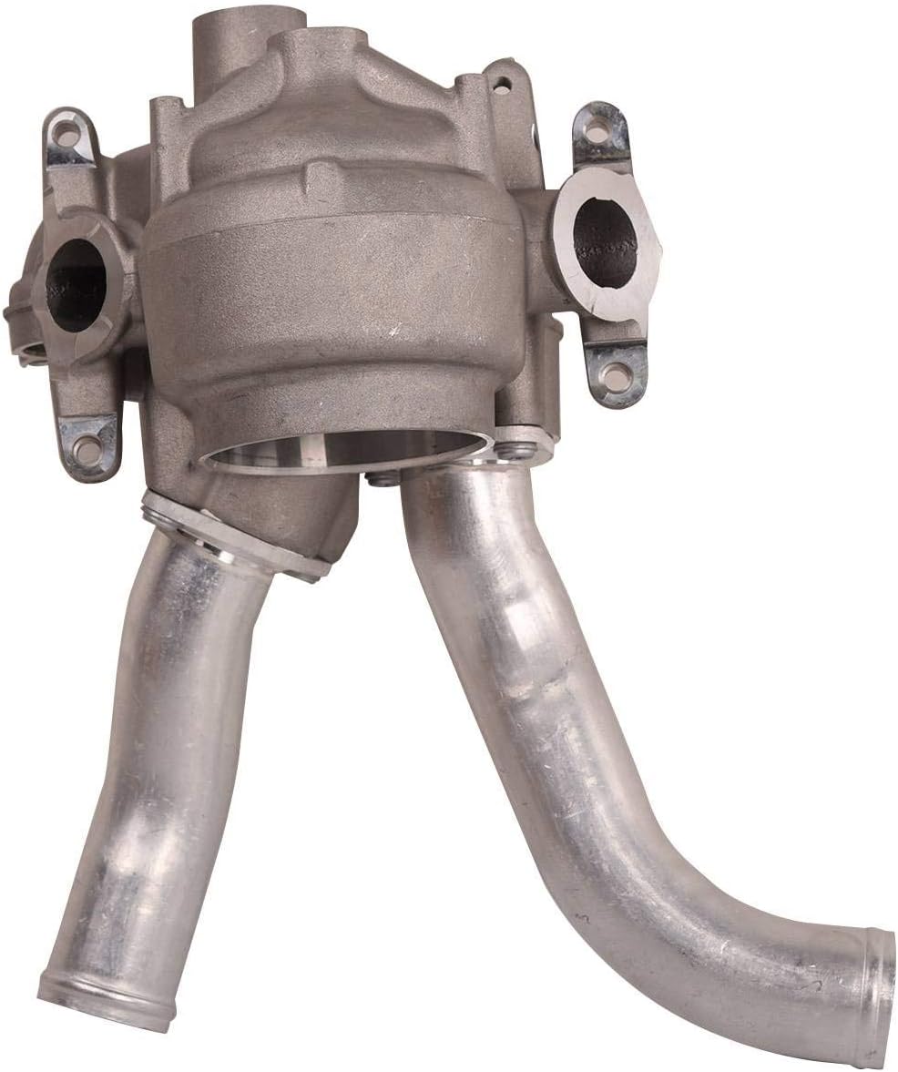 Bapmic 94810608002 Carcasa del termostato del refrigerante del motor compatible con Porsche Panamera Cayenne