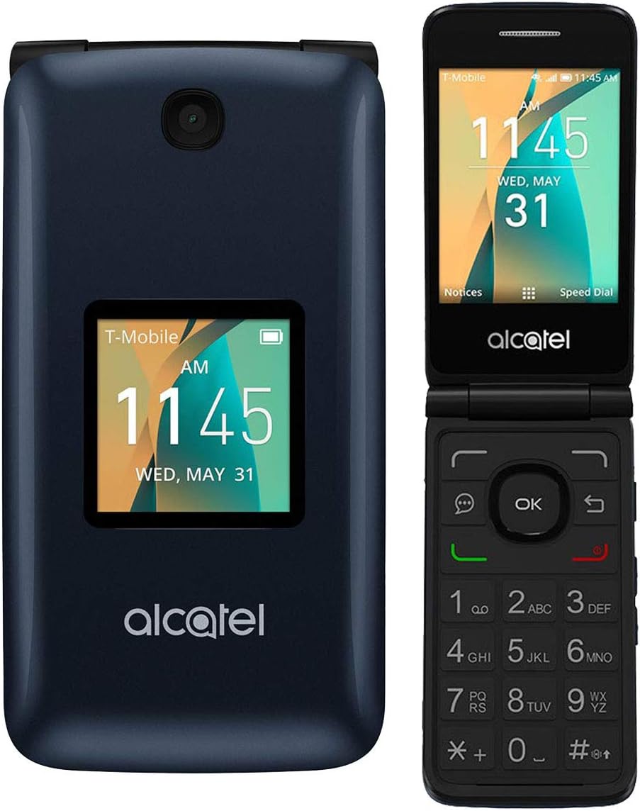 Alcatel Go Flip 4GB 4044W Azul – T-Mobile (renovado)