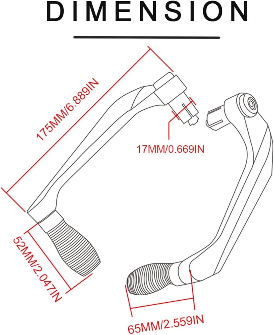 Handlebar Grips for Yamaha XT660 XT 660 XT660 X R 2004-2017 Motorcycle Handlebar Grips Guard Brake Clutch Levers Anti-Skid Handle Grips Handle
