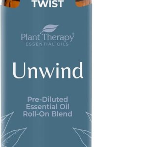 Plant Therapy Unwind Aceite esencial Roll On Blend 0.3 fl oz (13 oz) 100% puro, prediluido, aromaterapia natural Plant Therapy Unwind Aceite esencial Roll On Blend 0.3 fl oz (13 oz) 100% puro, prediluido, aromaterapia natural