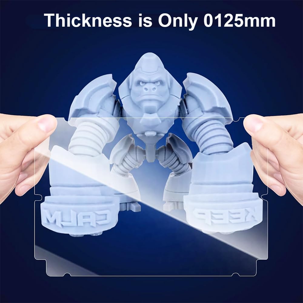 HzdaDeve 6 unids Protector de pantalla para Anycubic Photon Mono M5s 10.1 pulgadas LCD anti arañazos película protectora para impresora 3D