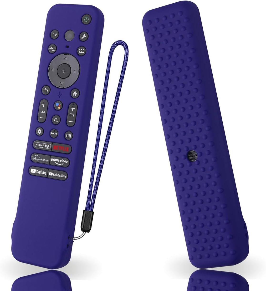Funda de silicona para Sony RMF-TX910U RMF-TX810U, funda protectora de silicona para RMF-TX910U con retroiluminación Sony TV, control remoto con