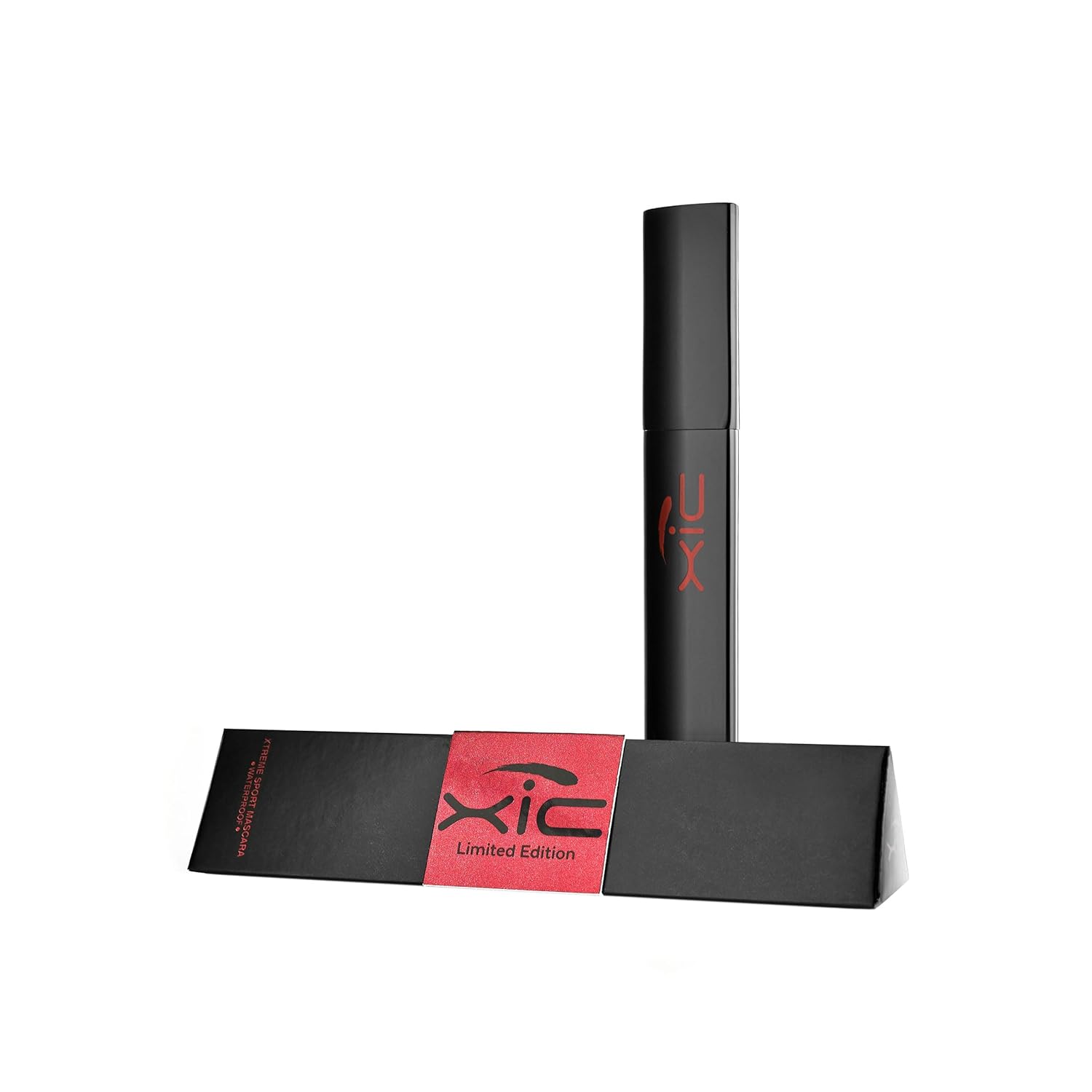 XiC Glam. Máscara negra intensa, no baja las pestañas, resistente al sudor, máscara impermeable especial para ejercicios y extracciones. Sin grumos.