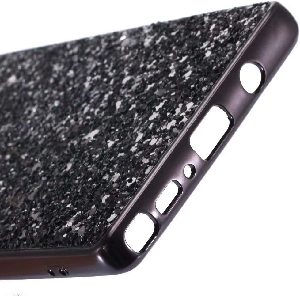 Funda para Galaxy Note 9, diseño de diamantes de imitación brillantes de cuerpo completo, delgado, galvanizado, TPU amortiguador, funda protectora