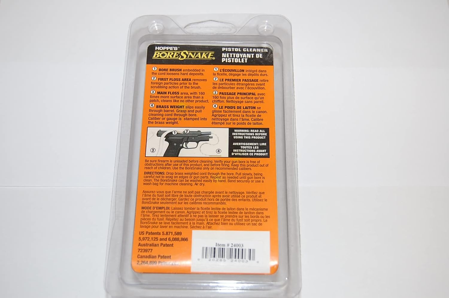 Limpiador de calibre para rifle BoreSnake de Hoppe (elija su calibre)