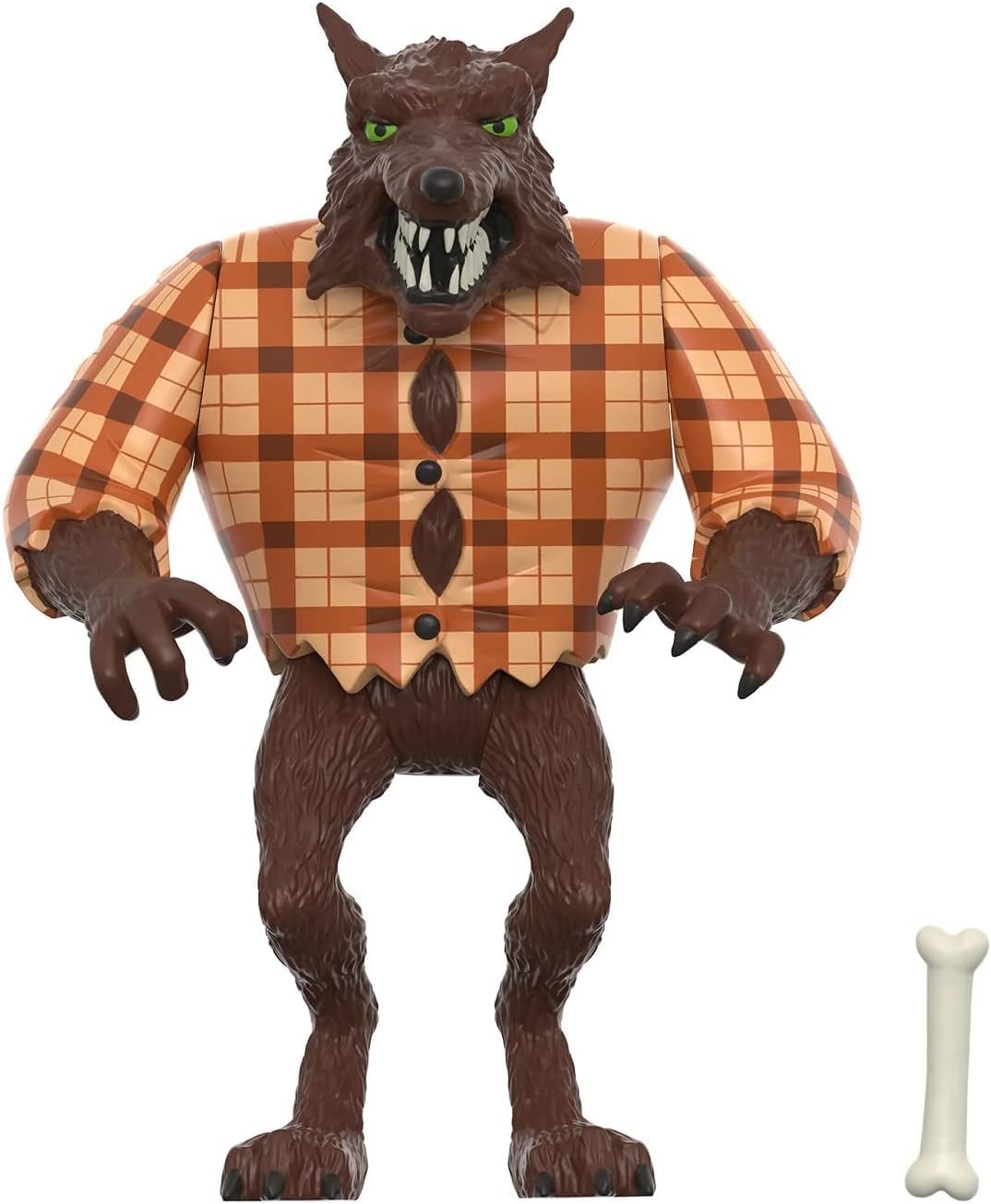 Super7 Tim Burton’s The Nightmare Before Christmas Wolfman – Figura de acción de Disney de 3.75 pulgadas con accesorio, coleccionables de películas