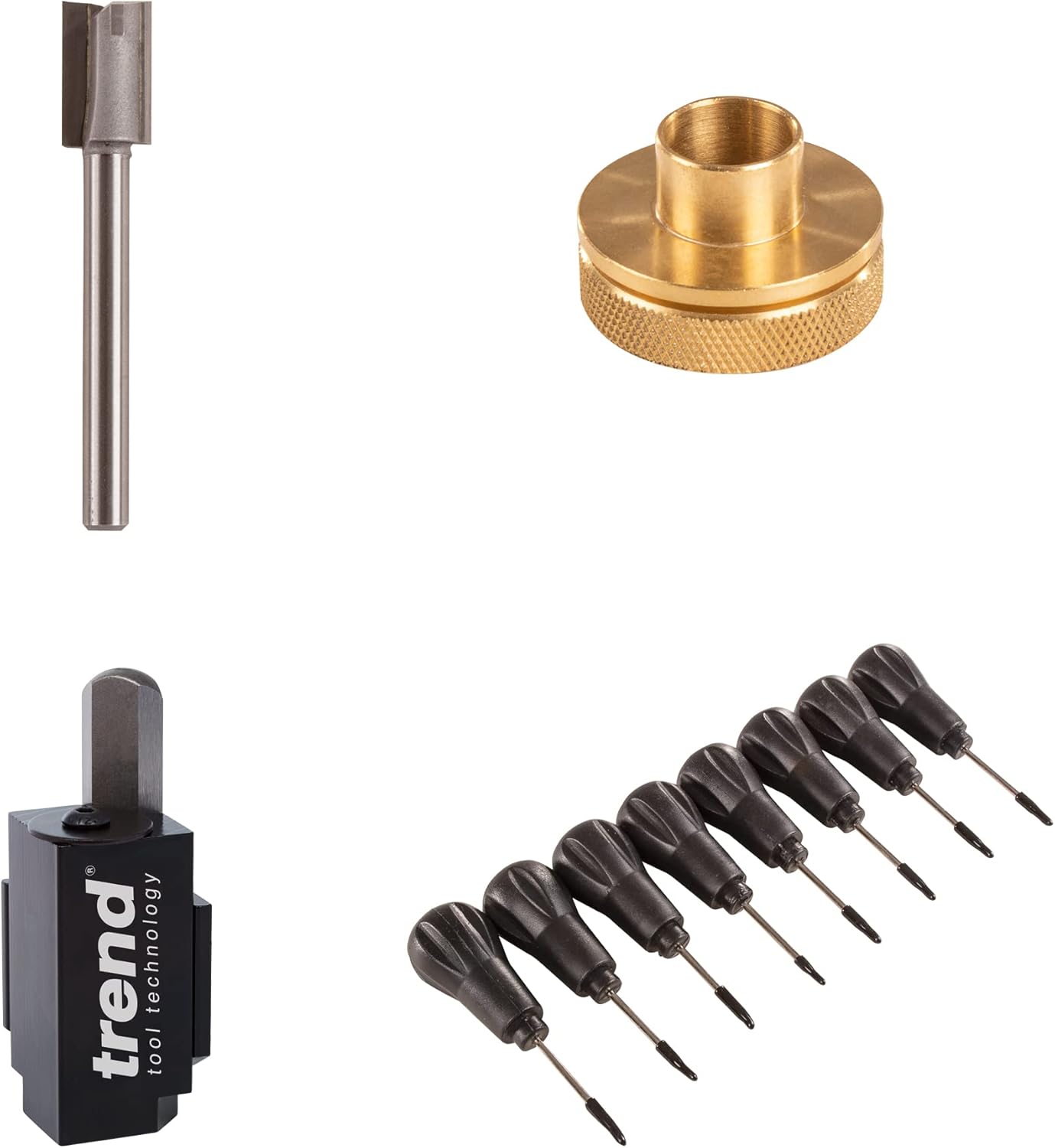 Trend Kit de plantilla de bisagra a tope AnyDoor de 9 pies, de forma rápida y precisa empotrar bisagras cuadradas y de radio en puertas y marcos de