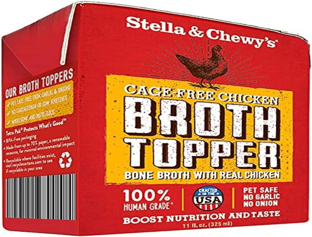 Stella & Chewy Caldo Topper (Pollo) 11oz 12 por paquete