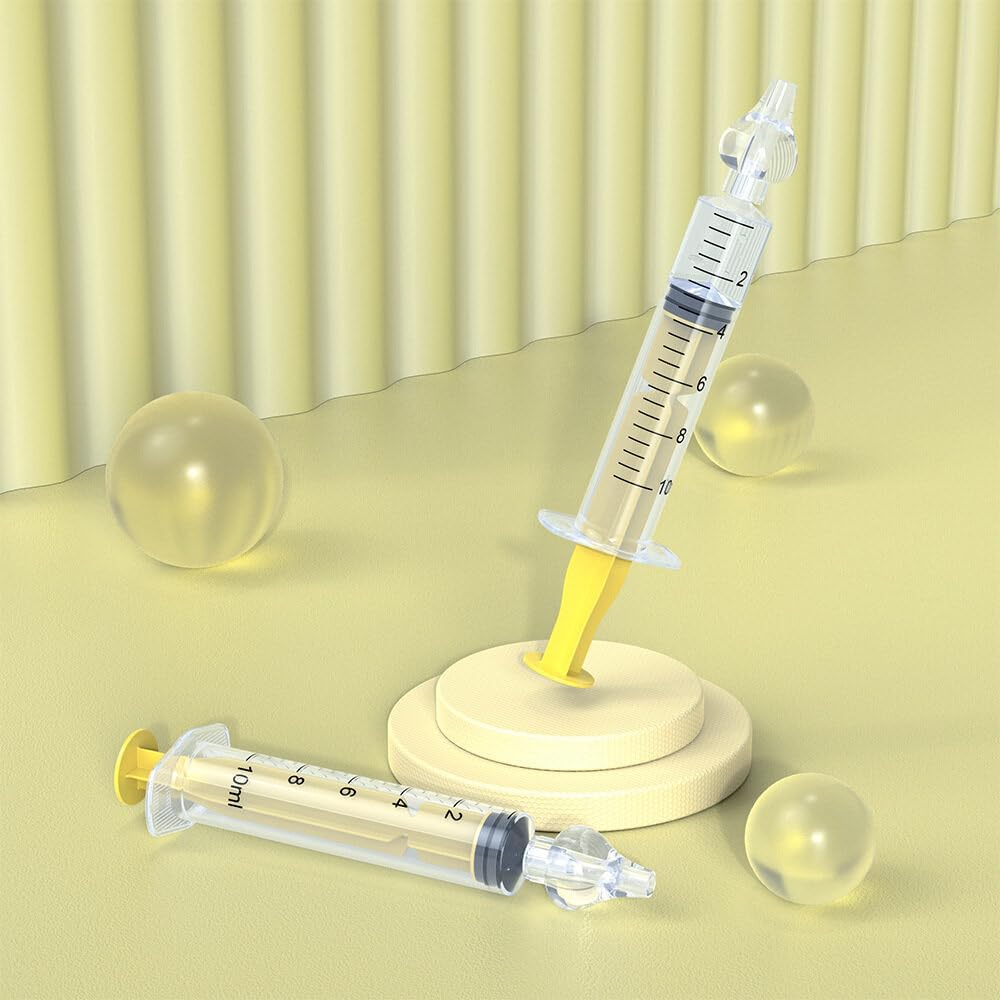 AOZBZ Aspirador nasal para bebé, 4 piezas, juego de irrigadores nasales profesionales para bebés, sin BPA, limpiador de nariz portátil para bebés,