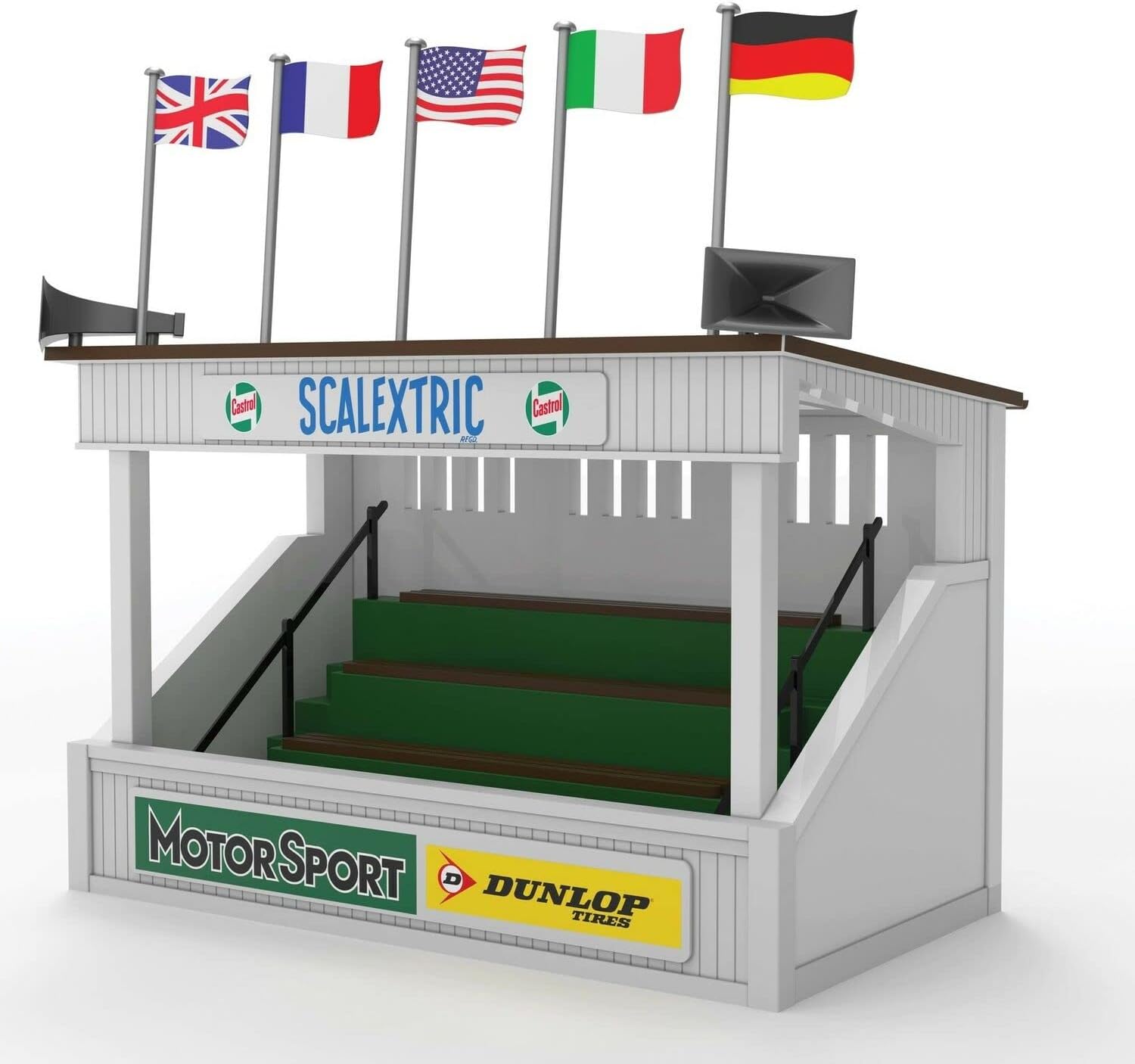 Scalextric Edificio de tribuna clásica 132 ranura coche pista accesorio C8190