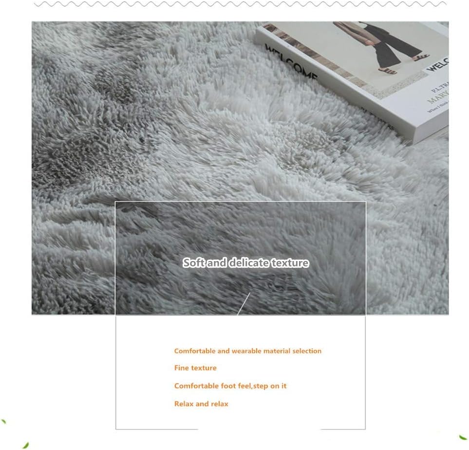 Alfombras sólidas de color natural para sala de estar, espesar, antideslizante, alfombra de juegos para bebé Mullido, alfombra súper suave para