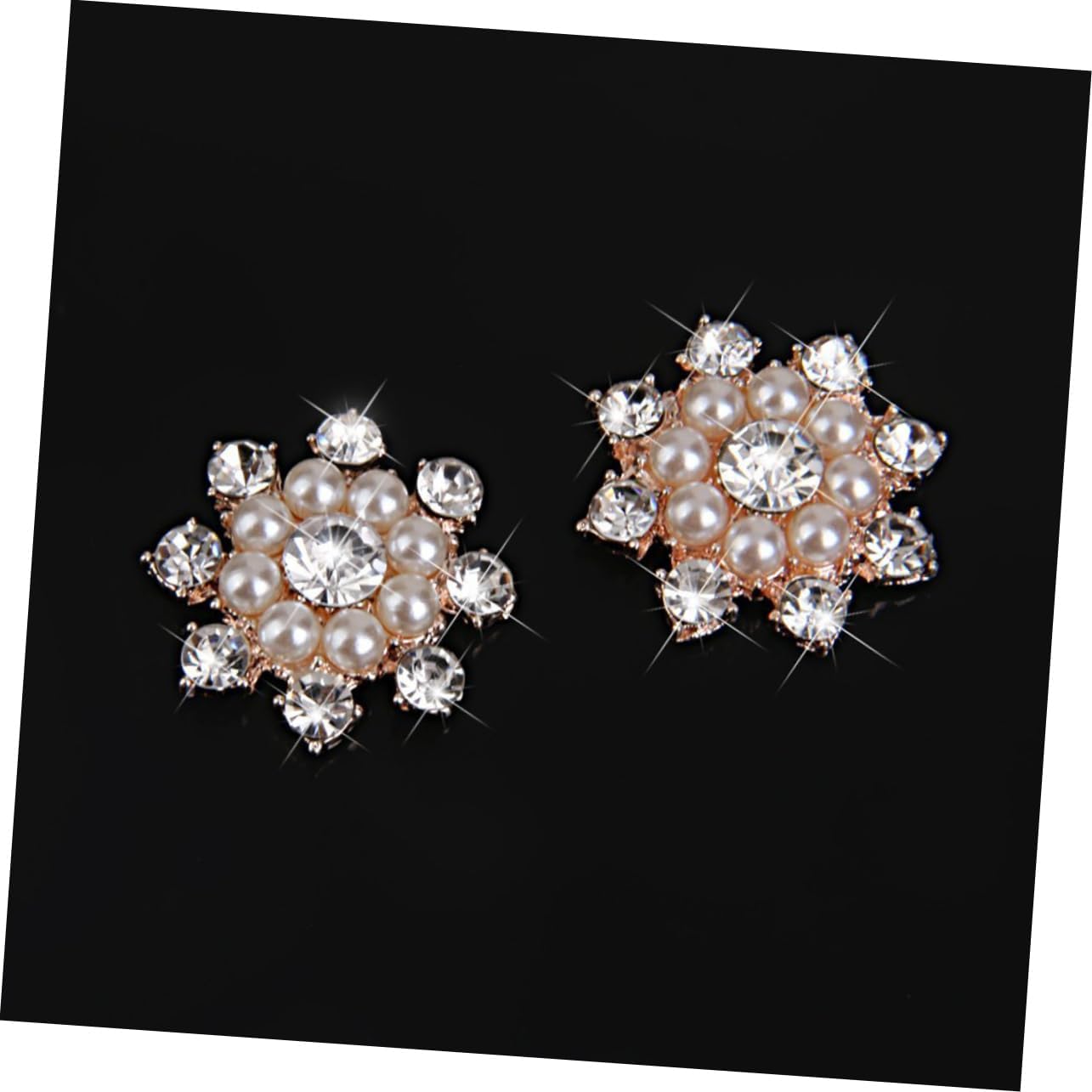 EXCEART 20 piezas de accesorios de diamantes de imitación decoración de la mano decoración de perlas adorno de la boda artesanía adornos de flores