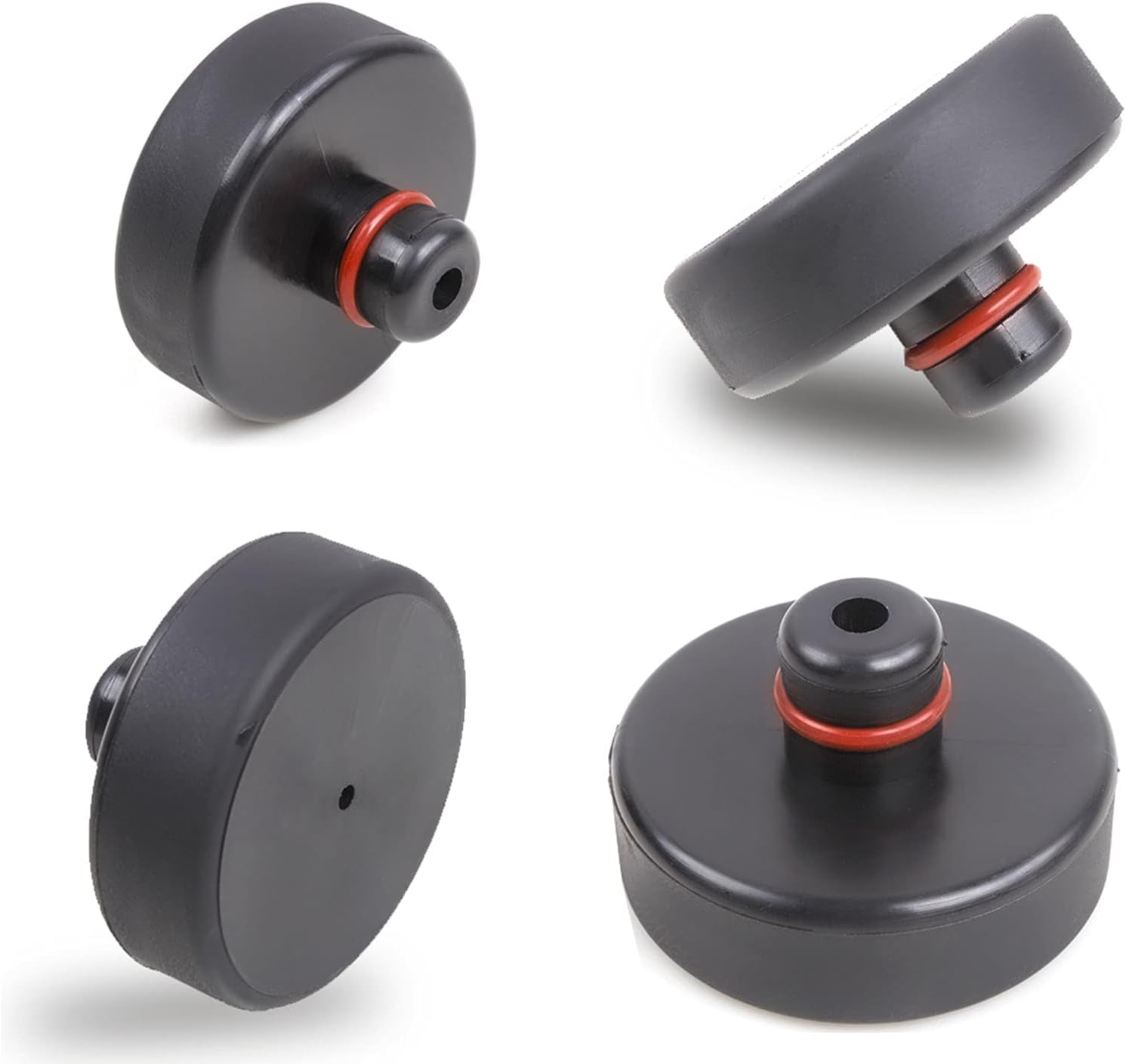 muge racing Almohadilla de elevación de gato para Tesla Model 3SXY, adaptador resistente con bolsa de almacenamiento (4 piezas)