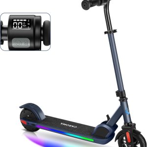 Caroma Scooter eléctrico para niños de 6 a 14 años, motor de 120 W150 W, 10 mph, 80 minutos de tiempo de conducción, velocidad y altura ajustables, Caroma Scooter eléctrico para niños de 6 a 14 años, motor de 120 W150 W, 10 mph, 80 minutos de tiempo de conducción, velocidad y altura ajustables,