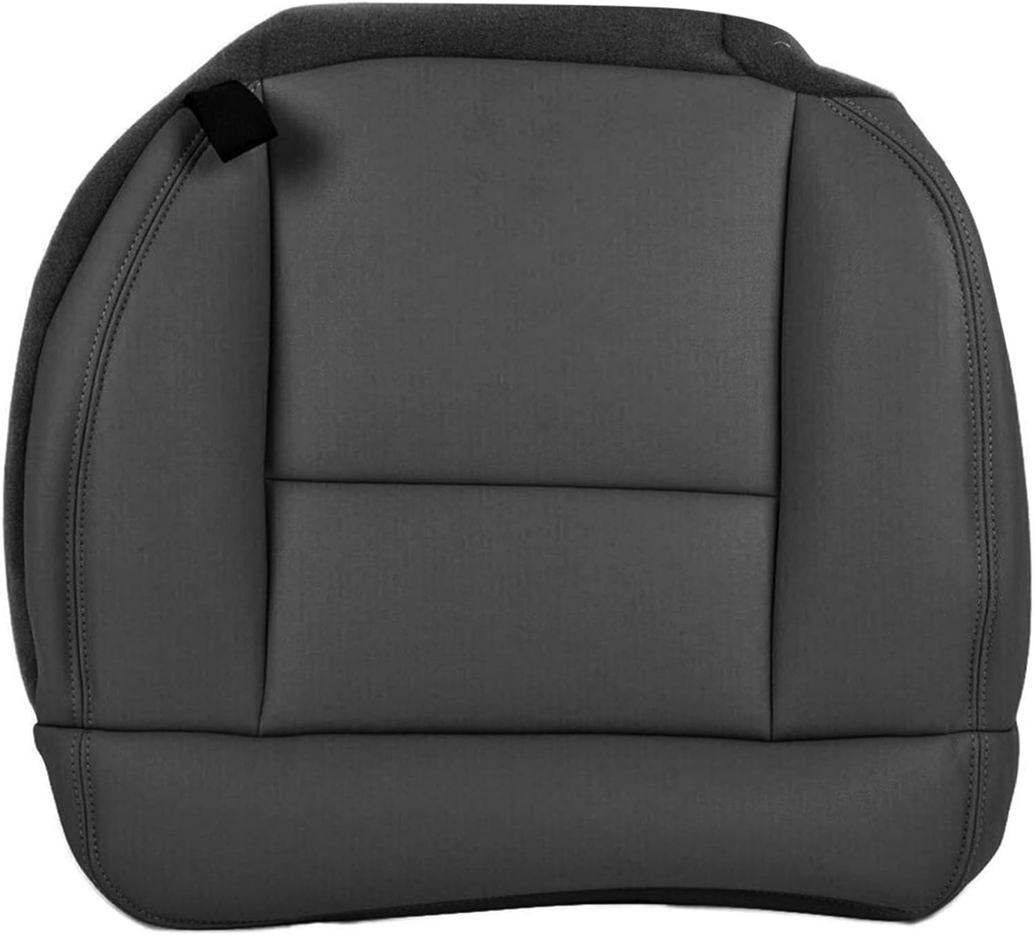 Cubierta de repuesto de cuero negro para parte inferior del lado del conductor y parte superior inclinada trasera compatible con Ford F150 Lariat