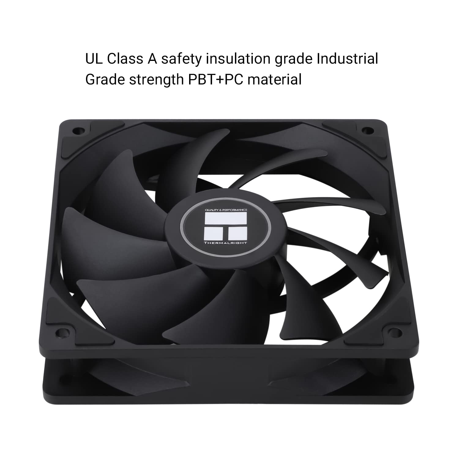 Thermalright Ventilador de CPU TL-C12C de 4.724in, ventilador de computadora silencioso PWM de 4 pines con rodamiento S-FDB incluido, ventilador de
