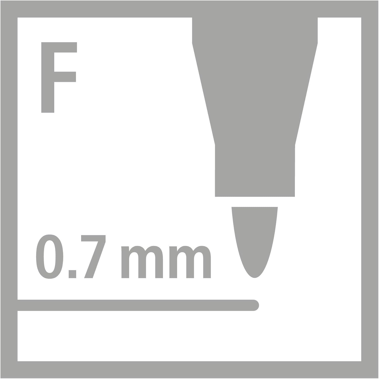STABILO Bolígrafo de punta de fibra con zona de agarre triangular, trío A-Z, paquete de 30, varios colores, incluyendo 5 colores neón