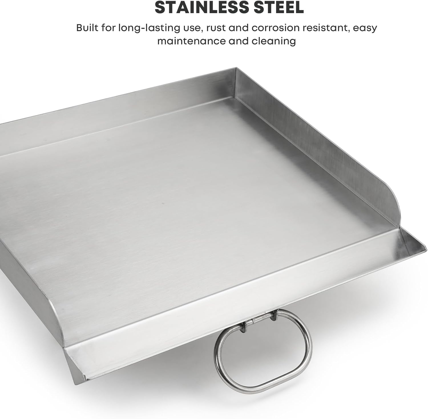 Stanbroil Plancha plana de 14 x 16 pulgadas para estufa Camp Chef, plancha de acero inoxidable para Camp Chef Explorer, Pro 60x, Expedition 2X,
