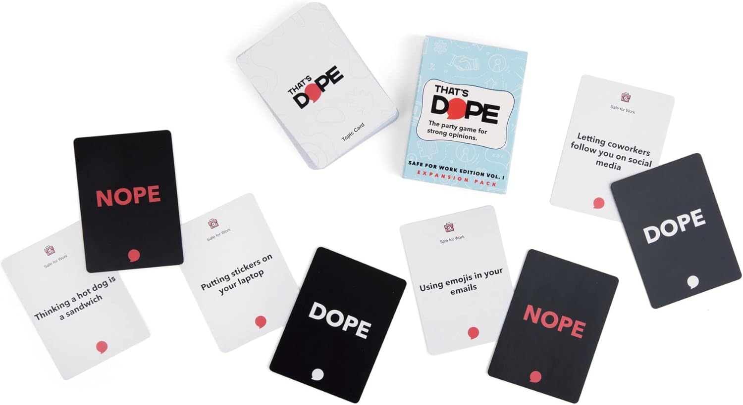 That’s Dope El juego de fiesta para opiniones fuertes  Edición segura para el trabajo