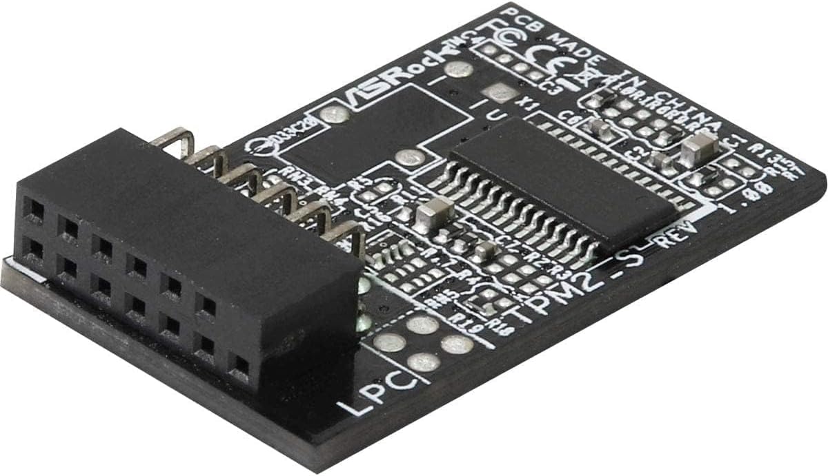 ASROCK Modelo TPM2-SLI de Infineon SLB9665 13 Pin del módulo TPM TPM del accesorio del RACK TPM 2,0