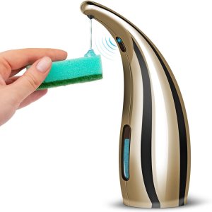 Dispensador automático de jabón con sensor de movimiento infrarrojo de 10.5 oz10.1 fl oz IPX6 Dispensador de jabón automático sin contacto para Dispensador automático de jabón con sensor de movimiento infrarrojo de 10.5 oz10.1 fl oz IPX6 Dispensador de jabón automático sin contacto para