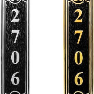 Placa de metal personalizada con arco superior (opción grande). Muestra tu dirección y nombre de calle. Letrero de número de casa personalizado Placa de metal personalizada con arco superior (opción grande). Muestra tu dirección y nombre de calle. Letrero de número de casa personalizado