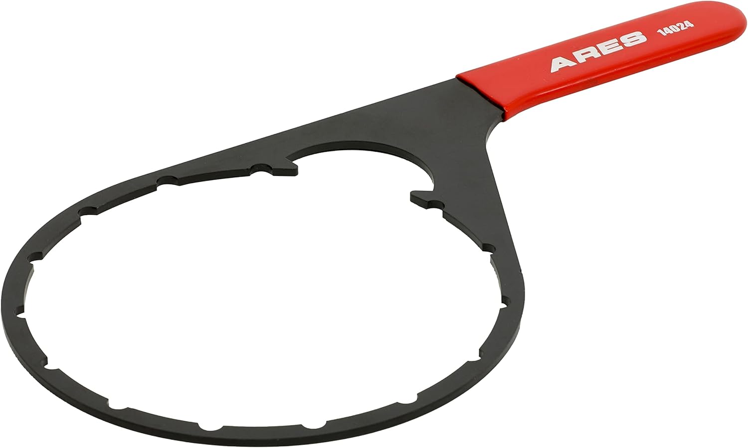 ARES 14024 – Llave de cuello de filtro de combustible diesel, 6 pulgadas de diámetro, negro, acero al carbono