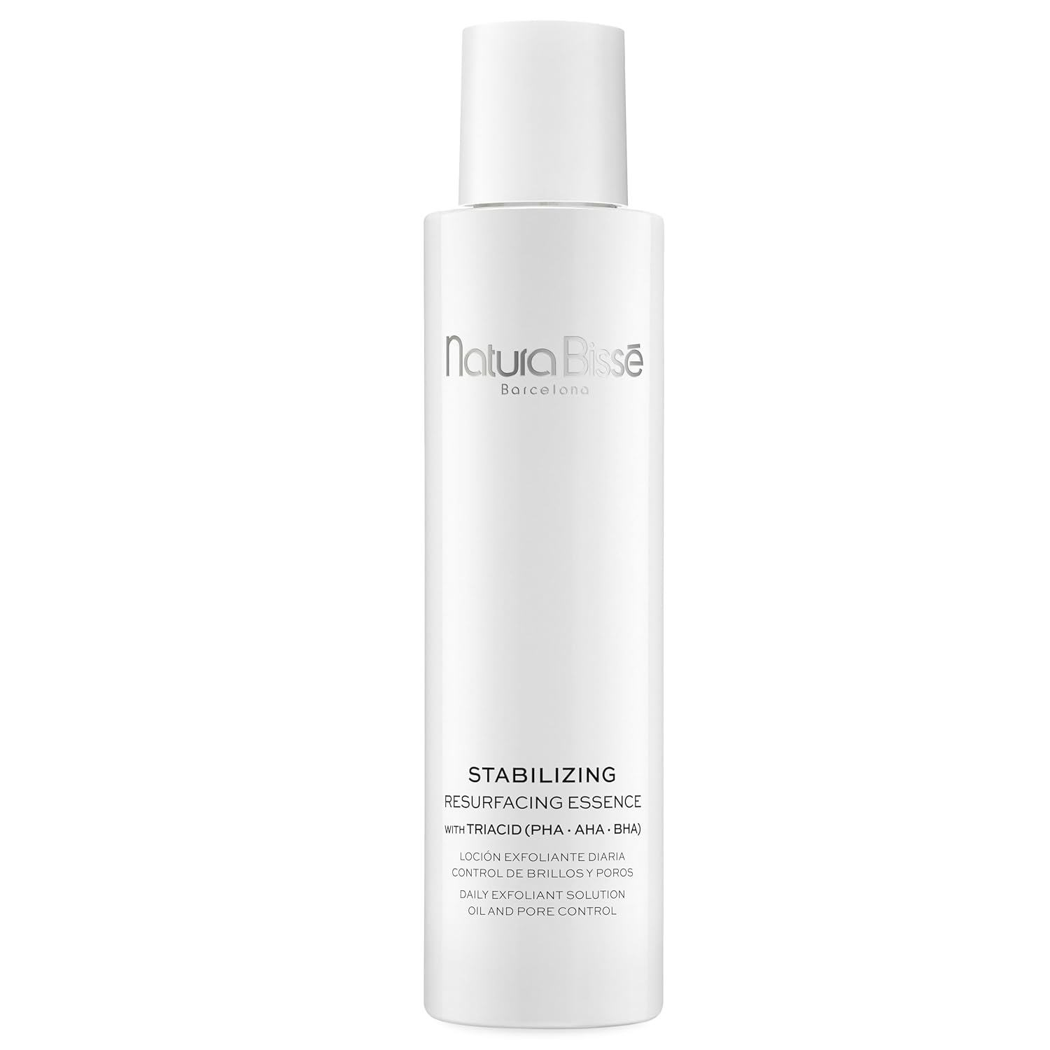 Natura Bissé – Esencia estabilizadora de rejuvenecimiento  PHA, AHA, BHA Solución exfoliante diaria  Equilibra, hidrata y matifica  Para piel
