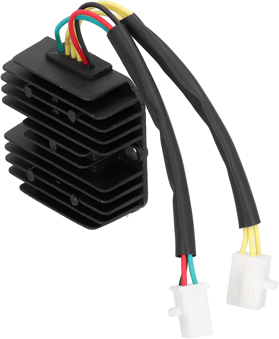 Regulador de voltaje de 6 cables, buen regulador de voltaje de estabilización, diseño de hebilla rectificadora, reemplazo para ciclomotor de 250 cc,