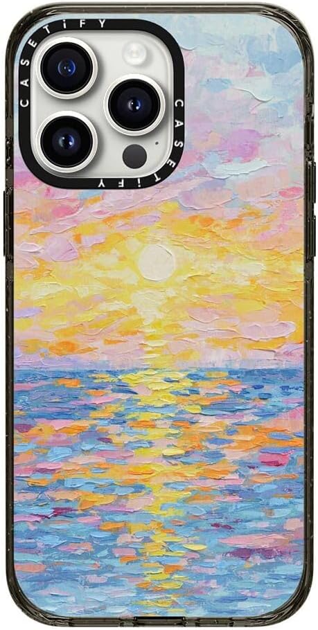 CASETiFY Impact – Funda para iPhone 15 Pro Max 4 veces probada contra caídas de grado militar, protección contra caídas de 8.2 pies, compatible con
