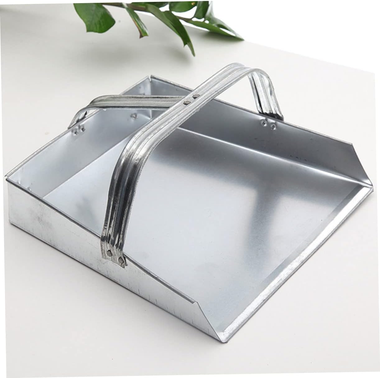 GLEAVI Cubo de basura de plástico, limpiador de metal, limpiador de sartenes de acero inoxidable, agarre cómodo, herramienta de limpieza de