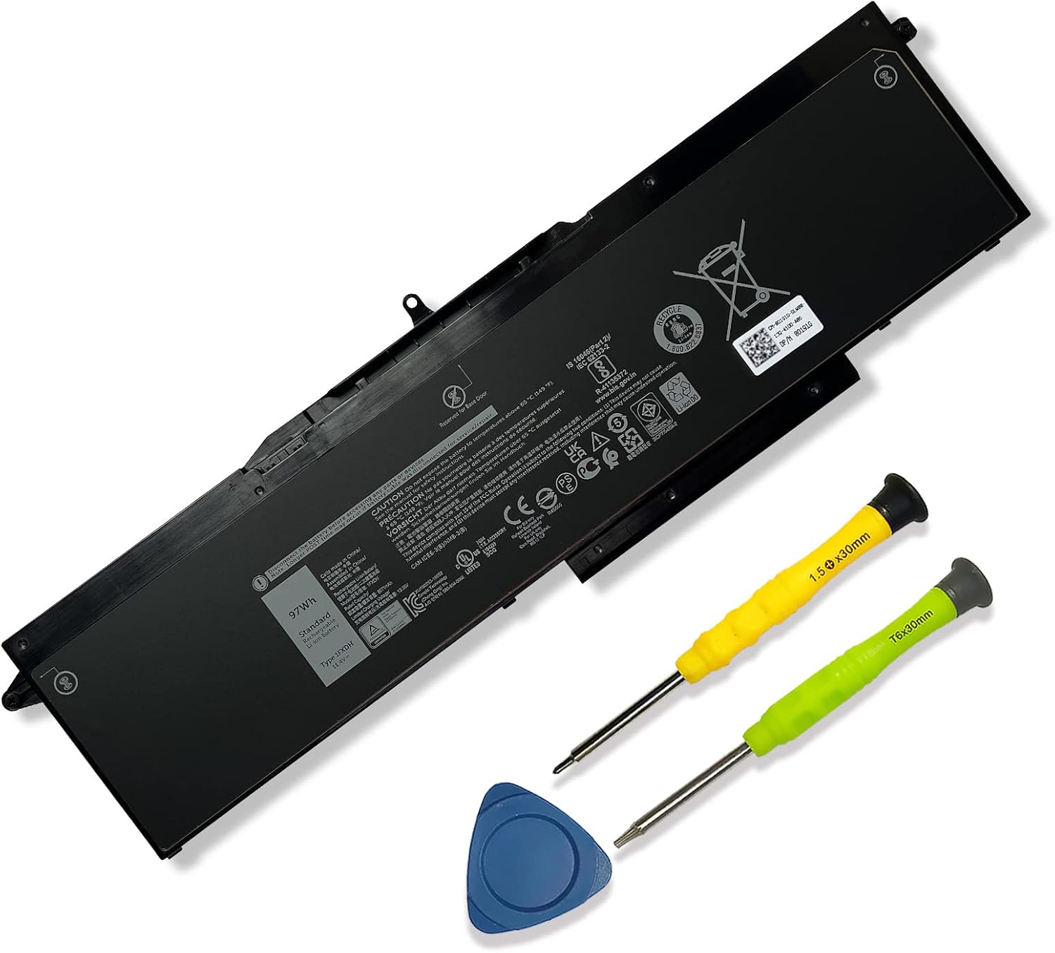Batería de repuesto para laptop 1FXDH 1WJT0 para Dell Precision 3541 3551 Latitude 15 5501 5511 E5501 E5511 Series 01WJT0 D191G 0D191G CN-0D191G