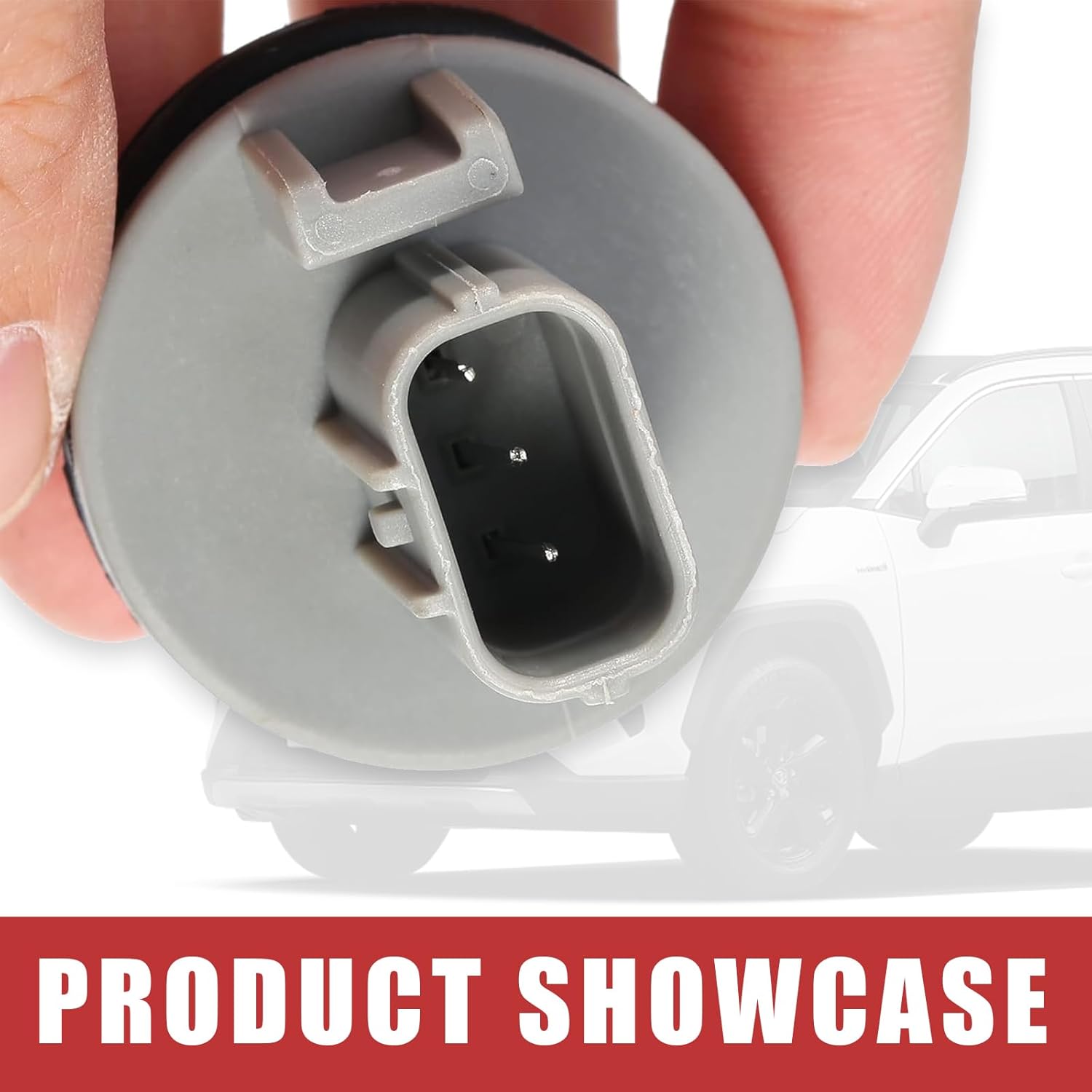Ziciner 2 bombillas de señal de giro frontal, conjunto de soporte de lámpara de señal de giro para automóvil, compatible con Tundra 05-21, Tacoma