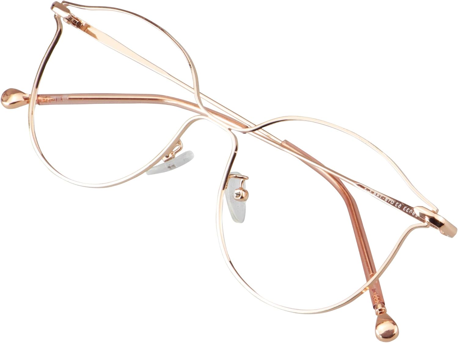 VisionGlobal Lentes de bloqueo de luz azul para mujer, antifatiga ocular, lectura en computadora, elegante marco ovalado