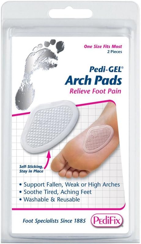PediFix Almohadillas de arco de Pedi-gel, 2 unidades