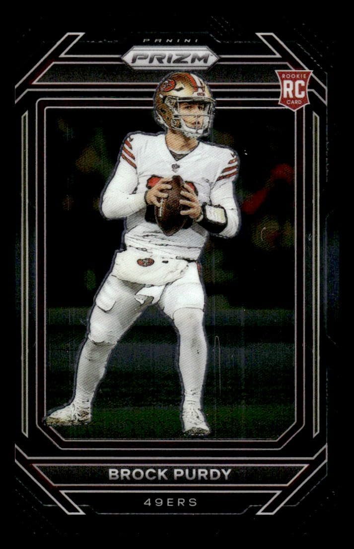 2022 Panini Chronicles Prizm Black #8 Brock Purdy NM-MT San Francisco 49ers Football Trading Card