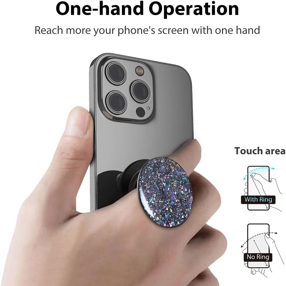 Soporte para anillo de teléfono, soporte de agarre para teléfono, soporte de dedo, plegable y ajustable, anillos de metal para teléfono celular,