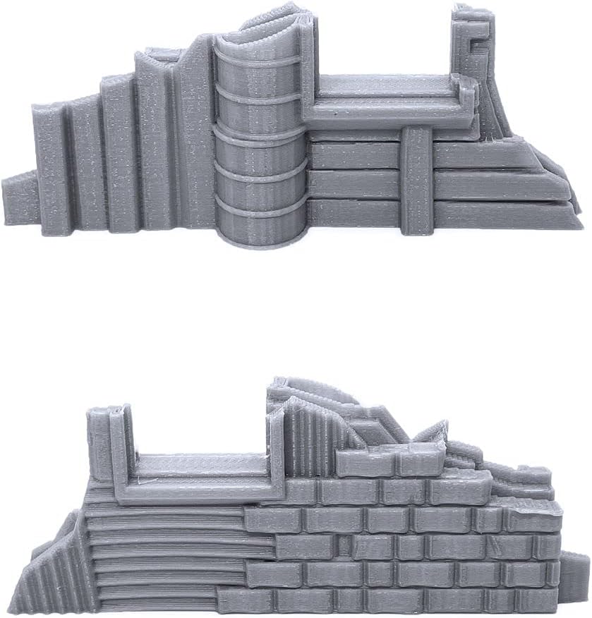 Shanty Obstacles by Terrain4Print, paisaje RPG de mesa impreso en 3D y terreno de juego de guerra para miniaturas de 1.102 in