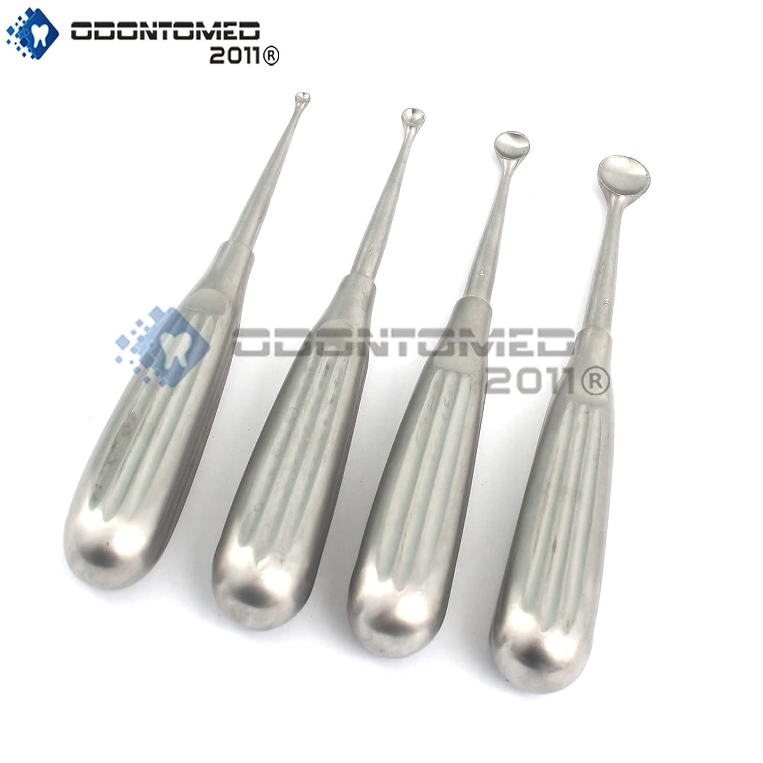 odontomed20114Tamaño de Spratt Brun Bone Curette 000,1,4, y 6ODM